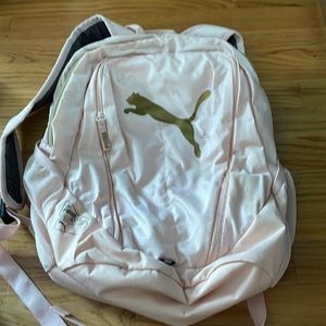 Puma light pink backpack